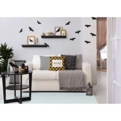 16"x16" Halloween 'Spooky' Dots Square Throw Pillow - E By Design 12 16"x16" Halloween 'Spooky' Dots Square Throw Pillow - E By Design -Home Improvement Store GUEST 6d108bad 5df9 4679 90c6 4a324002f712