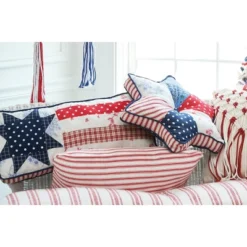 Gallerie II Quilted Star July 4th 10" X 24" Throw Pillow -Home Improvement Store GUEST 6d35b4a0 bcfc 4880 8a75 a2e6c772cde4