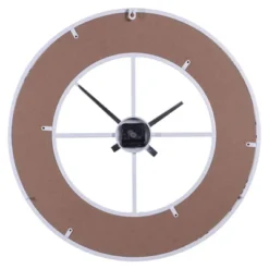 Farmhouse Wall Clock With Window Pane Design Brown - StyleCraft -Home Improvement Store GUEST 6df118e0 f7a2 4d8d a147 4072090fe9d4