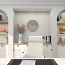 24" X 24" Round Aluminum Layered Rim Wall Clock - Olivia & May 25 24" X 24" Round Aluminum Layered Rim Wall Clock - Olivia & May -Home Improvement Store GUEST 717c624c fd5f 4bca be0c a4b6eee388e2