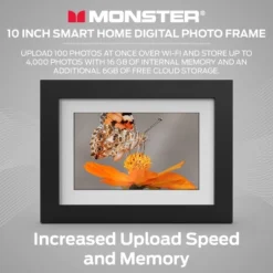 Monster Smart Home 16 GB Digital Photo Frame, High Definition 1280p Smart Picture Frame-8 Inch 10 Monster Smart Home 16 GB Digital Photo Frame, High Definition 1280p Smart Picture Frame-8 Inch -Home Improvement Store GUEST 72680c17 a649 4877 94b5 461342acfddc