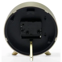 6" Tabletop Alarm Clock Matte Gold - Infinity Instruments