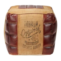 Square Canvas Pouf Brown - Olivia & May -Home Improvement Store GUEST 73c4f81c a3aa 4702 bf73 445fbb78671b