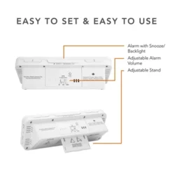 Marathon Hotel Collection LED Colour Display Fast Dual USB Charging Alarm Clock -Home Improvement Store GUEST 7432ae1c ac4b 4078 bf79 a3f2f9d31473