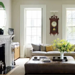 Bedford Clock Collection Classic 31 Inch Chiming Pendulum Wall Clock In Cherry Oak Finish -Home Improvement Store GUEST 76fa702c 673e 4288 9744 8b689526ddcb