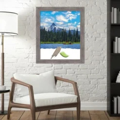 Amanti Art Pinstripe Plank Grey Narrow Picture Frame -Home Improvement Store GUEST 79708d8f e305 4c82 8a29 72124bd03dca