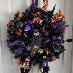 Northlight 24" Black Colorado Spruce Artificial Halloween Wreath, 24-Inch, Unlit -Home Improvement Store GUEST 7be92a52 25a7 4e86 852a 88ea92f4c9ab