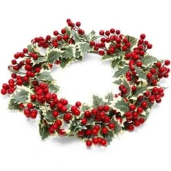 Farmlyn Creek Artificial Christmas Wreath With Holly Berries For Door Decoration (15.7 In) 9 Farmlyn Creek Artificial Christmas Wreath With Holly Berries For Door Decoration (15.7 In) -Home Improvement Store GUEST 7c1b563d 96df 41b9 bee9 39a1d58f62d2