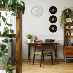 Seiko 1 Pax Wooden Wall Clock - White -Home Improvement Store GUEST 7cc4cf3d 3e40 4421 8543 3f15fd129e65