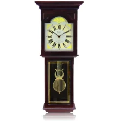 Bedford Clock Collection Redwood 23 Inch Redwood Oak Finish Wall Clock -Home Improvement Store GUEST 7d018593 ff68 48f4 a850 8de2c4d3f021