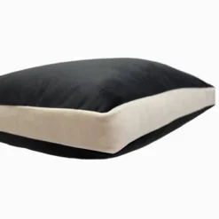 17"x17" Chelsea Contrast Square Throw Pillow Black/Cream - Edie@Home -Home Improvement Store GUEST 8146446e 09c4 49d9 a1ed ec538fb5651e