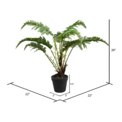 Vickerman Artificial Potted Fern