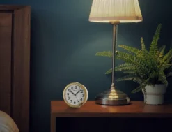 Seiko 4" Sussex Bedside Alarm - Gold -Home Improvement Store GUEST 832e3869 0f61 4be7 ae26 9c02259c02ef