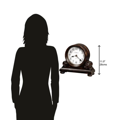 Howard Miller 635150 Howard Miller Murray Mantel Clock 635150 Worn Black (Brown Undertone) 2 Howard Miller 635150 Howard Miller Murray Mantel Clock 635150 Worn Black (Brown Undertone) - Image 2