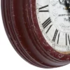 16¼" Round Wall Clock Distressed Red - Yosemite Home Decor