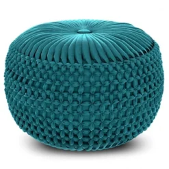 Vanessa Round Pouf - Wyndenhall -Home Improvement Store GUEST 86fd8849 dbcf 4431 9966 62c7b4e5bbac