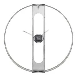 22" X 22" Urgo Numberless Metal Wall Clock Silver - Kate & Laurel All Things Decor -Home Improvement Store GUEST 88221e84 e4cd 4a45 97f9 f29e6d385f2b