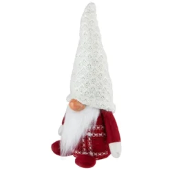 Northlight 9.5" Red And White Plaid Boy Gnome Christmas Decoration -Home Improvement Store GUEST 8af773d0 c548 4f22 bcc4 340a6e750423