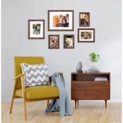 6pc Bordeaux Frame Box Set Brown - Kate & Laurel All Things Decor -Home Improvement Store GUEST 8bb17c36 723a 442b 8e57 37921aedb537