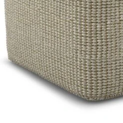 Isadora Square Woven PET Polyester Pouf Cream/Natural - WyndenHall 8 Isadora Square Woven PET Polyester Pouf Cream/Natural - WyndenHall -Home Improvement Store GUEST 90e18426 519a 4bb6 b302 12c103cb46b9