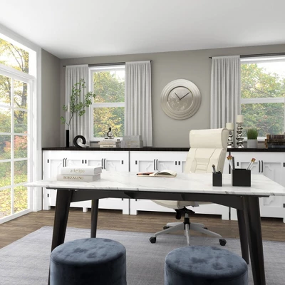 24" X 24" Round Aluminum Layered Rim Wall Clock - Olivia & May 13 24" X 24" Round Aluminum Layered Rim Wall Clock - Olivia & May - Image 13