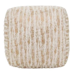 Saro Lifestyle Floor Pouf With Foil Print Faux Fur Design 14 Saro Lifestyle Floor Pouf With Foil Print Faux Fur Design -Home Improvement Store GUEST 94dac5ac a026 4b54 bb8d 52189c0a68cf