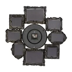 Metal 8 Photo Openings Wall Clock Green - Olivia & May 39 Metal 8 Photo Openings Wall Clock Green - Olivia & May -Home Improvement Store GUEST 95818435 bb11 4793 b774 892601fb80b2