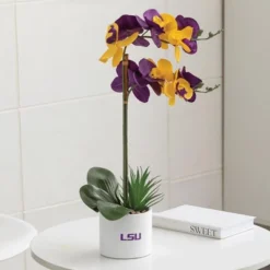 Forever Leaf LSU State Faux Orchid, Indoor Artificial Plant For Home Decor -Home Improvement Store GUEST 9620e595 bc3a 498c 9efb 7c462acaab07