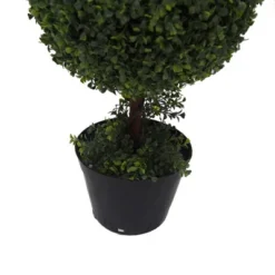 Artificial Boxwood Triple Ball With Pot (UV) (4') - Vickerman -Home Improvement Store GUEST 969d438d 8953 4b8e a087 4ea4e765dfdf