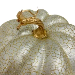 Northlight 9" Champagne Gold Crackled Fall Harvest Pumpkin Decoration -Home Improvement Store GUEST 97fd8d41 1d14 4b8c 9db7 9c8551f149b6