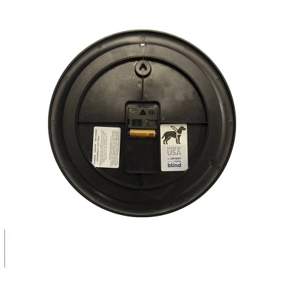 14.5" Artist Series Amy Diener Mesmerize Decorative Clock Silver - The Chicago Lighthouse 1 14.5" Artist Series Amy Diener Mesmerize Decorative Clock Silver - The Chicago Lighthouse