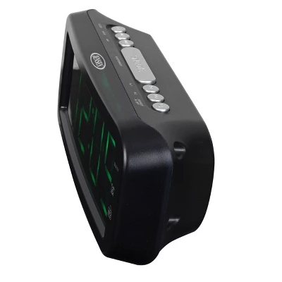 JENSEN Digital AM/FM Dual Alarm Clock Radio - Black 2 JENSEN Digital AM/FM Dual Alarm Clock Radio - Black - Image 2