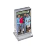 Azar Displays The Imperial Collection: Acrylic Block Frame On Acrylic Base, Vertical 5"W X 7"H
