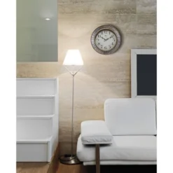 16" Ruche Wall Clock Gold/Silver - Infinity Instruments 7 16" Ruche Wall Clock Gold/Silver - Infinity Instruments -Home Improvement Store GUEST 9ece2135 bcc2 450a 826d 7b41f3eeaa41