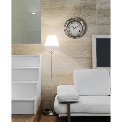 16" Ruche Wall Clock Gold/Silver - Infinity Instruments 4 16" Ruche Wall Clock Gold/Silver - Infinity Instruments - Image 4