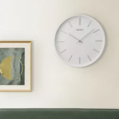 Seiko 1 Pax Wooden Wall Clock - White -Home Improvement Store GUEST 9fde3452 5d68 4ec8 b435 81a4e9c67763