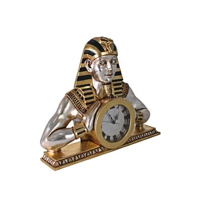 Design Toscano Temple Of Heliopolis: Egyptian Mantel Clock Statue 1 Design Toscano Temple Of Heliopolis: Egyptian Mantel Clock Statue