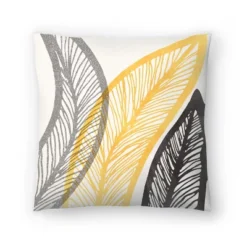 Bold Leaf Print By Modern Tropical Throw Pillow - Americanflat -Home Improvement Store GUEST a17c127a cd5d 4a66 83c7 005df86f2b33