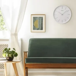 Seiko 1 Pax Wooden Wall Clock - White -Home Improvement Store GUEST a20f74a3 0a9d 4fbe 90d1 4f646e718011