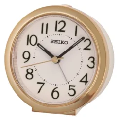 Seiko 4" Sussex Bedside Alarm - Gold -Home Improvement Store GUEST a58a323e 3039 4a27 8f75 c8d7f73f43f4