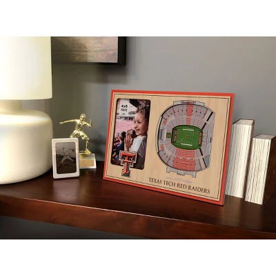 4" X 6" NCAA Texas Tech Red Raiders 3D StadiumViews Picture Frame 1 4" X 6" NCAA Texas Tech Red Raiders 3D StadiumViews Picture Frame