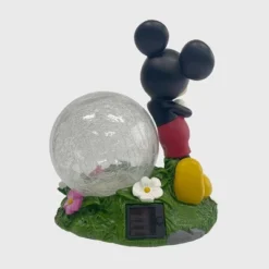 Disney 10" Fiberglass/Polyester Mickey Mouse Solar Garden Statue With Crackle Glass Ball -Home Improvement Store GUEST a8d59c1e 9e58 409e 88c3 a7fa72f1cbf6