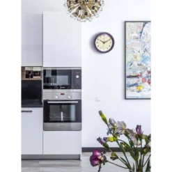 9.5" Retro Metal Wall Clock - Infinity Instruments -Home Improvement Store GUEST aa3bd5d9 ffd5 4851 ab7c 4da8a753d495