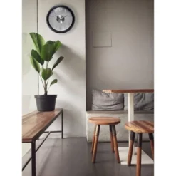 15" Onyx Wall Clock Black - Infinity Instruments -Home Improvement Store GUEST aa47b4ff cd71 41e9 b8bf 960f65a8fc6f