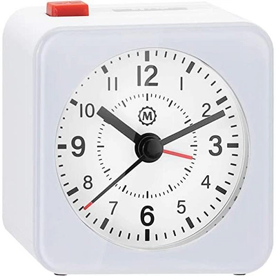 Marathon Mini Non-Ticking Analog Alarm Clock With Auto Back Light And Snooze Function 9 Marathon Mini Non-Ticking Analog Alarm Clock With Auto Back Light And Snooze Function - Image 9