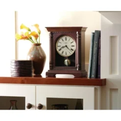 Howard Miller 635133 Howard Miller Langeland Mantel Clock 635133 Hampton Cherry