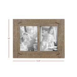 5X7 Inch 2 Photo Weathered Picture Frame Wood, MDF & Glass By Foreside Home & Garden -Home Improvement Store GUEST afb9dcb6 58bf 43f4 ad0a 6426ec14406e
