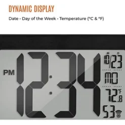 Marathon Atomic 9 Inch Wall Clock Stainless Steel Finish With Stand & 8 Time Zones -Home Improvement Store GUEST b1ac98e2 c9a5 4083 9118 12131084abea