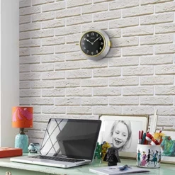 Seiko Nao Wall Clock, Silver & Black -Home Improvement Store GUEST b3d9efac f23c 4eb6 a324 1c17862fc3fc