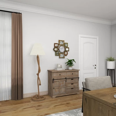 Metal 8 Photo Openings Wall Clock Green - Olivia & May 6 Metal 8 Photo Openings Wall Clock Green - Olivia & May - Image 6